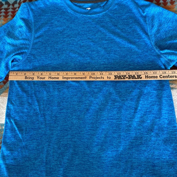 Blue DriFit Material Workout Top - Picture 5 of 6